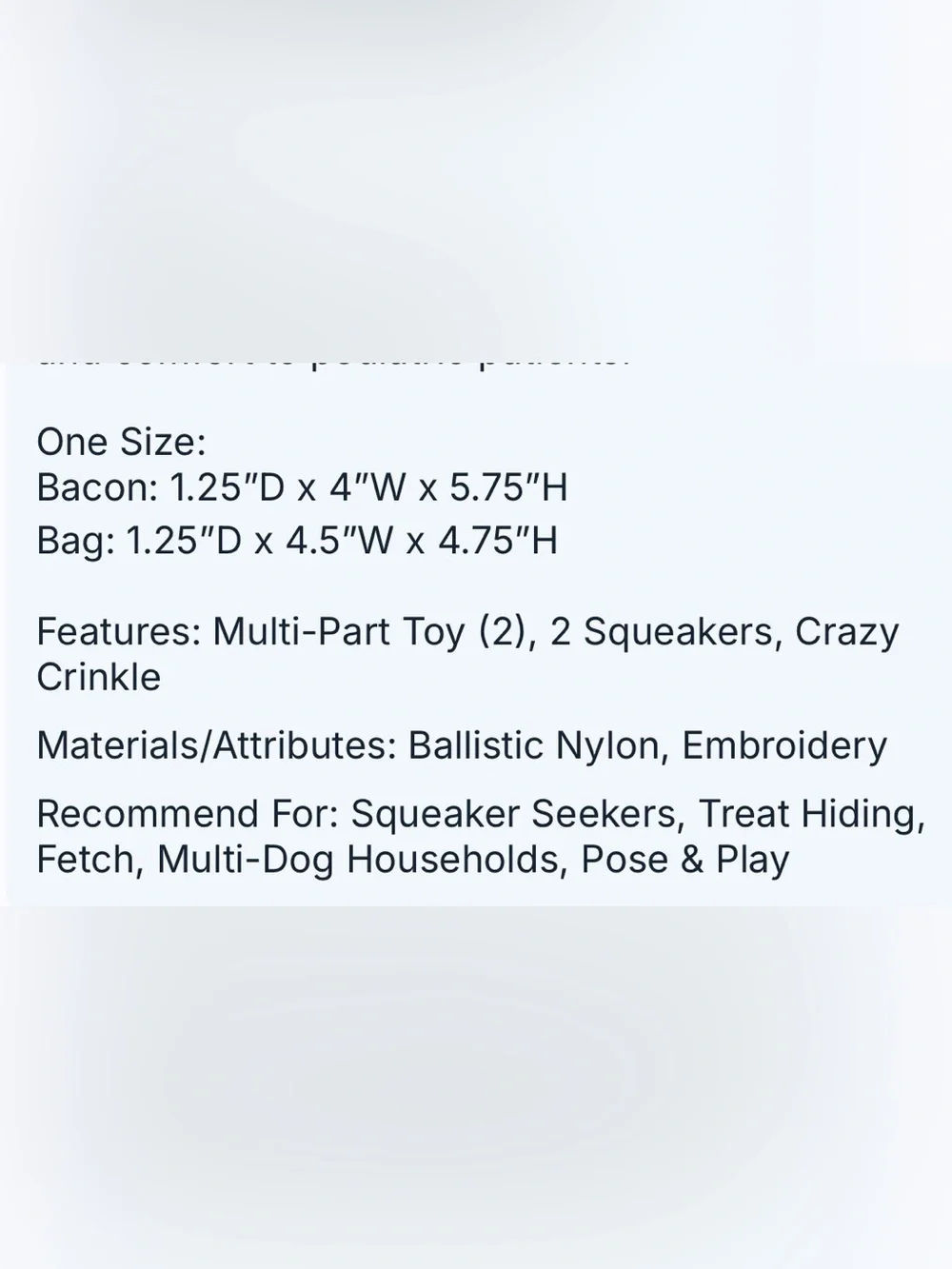 Dunkin joy dog toys snackin’ bacon and Dunkin’ signature latte